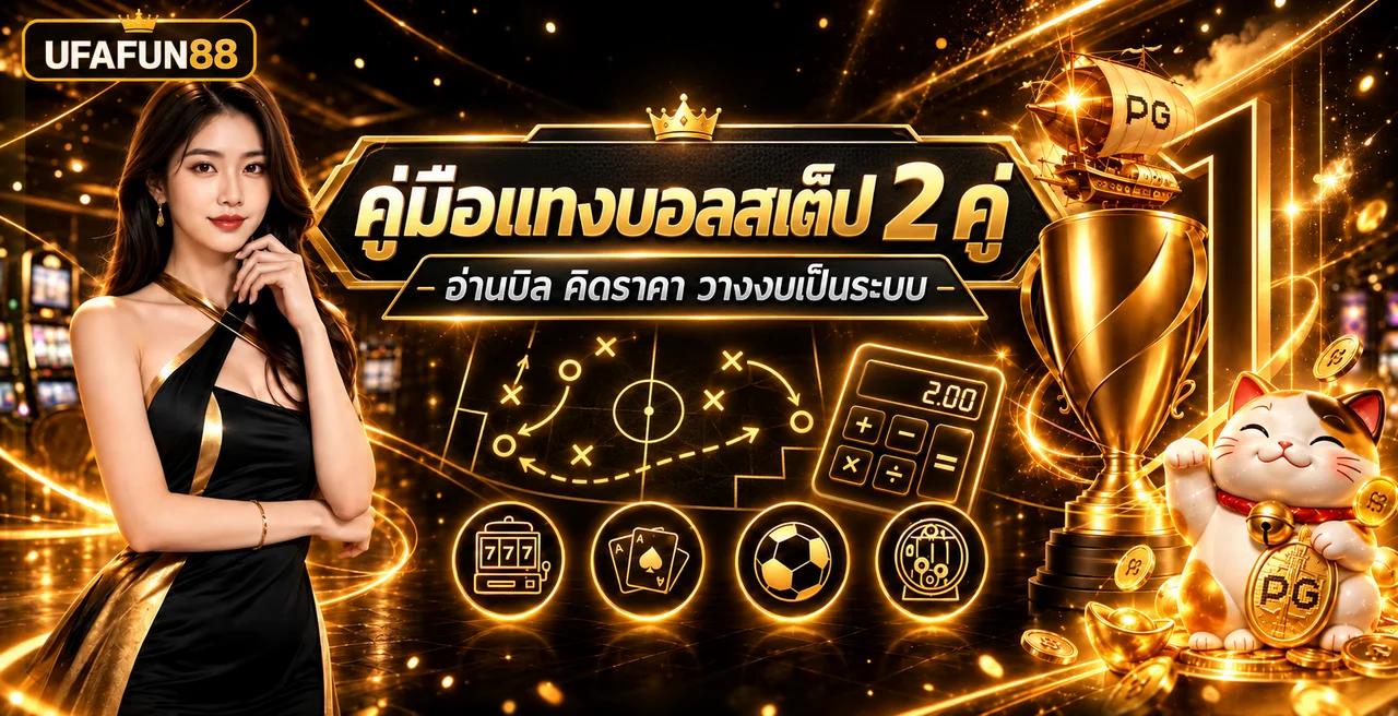 UFAFUN88 วิธีแทงบอลสเต็ป 2 คู่ และคิดบิลบอล